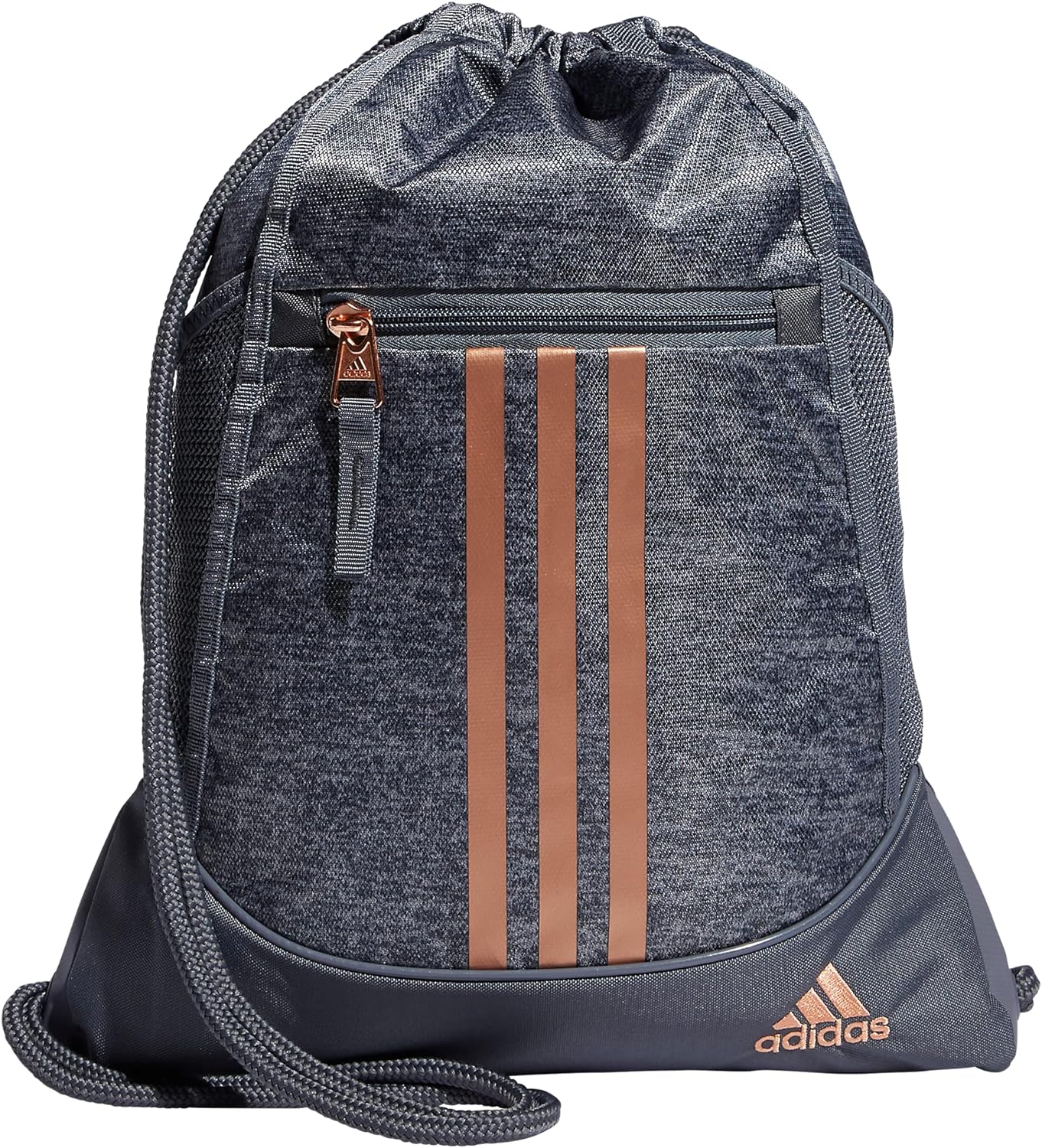 adidas Alliance II Sackpack, Black/Gold Metallic, One Size - Image 1